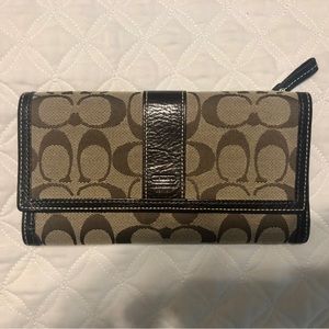 Coach Brown Signature Wallet